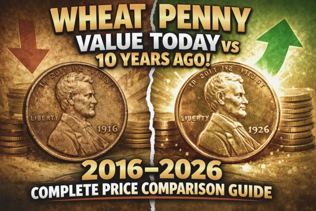 Wheat Penny Value Today vs 10 Years Ago 2016–2026 Complete Price Comparison Guide